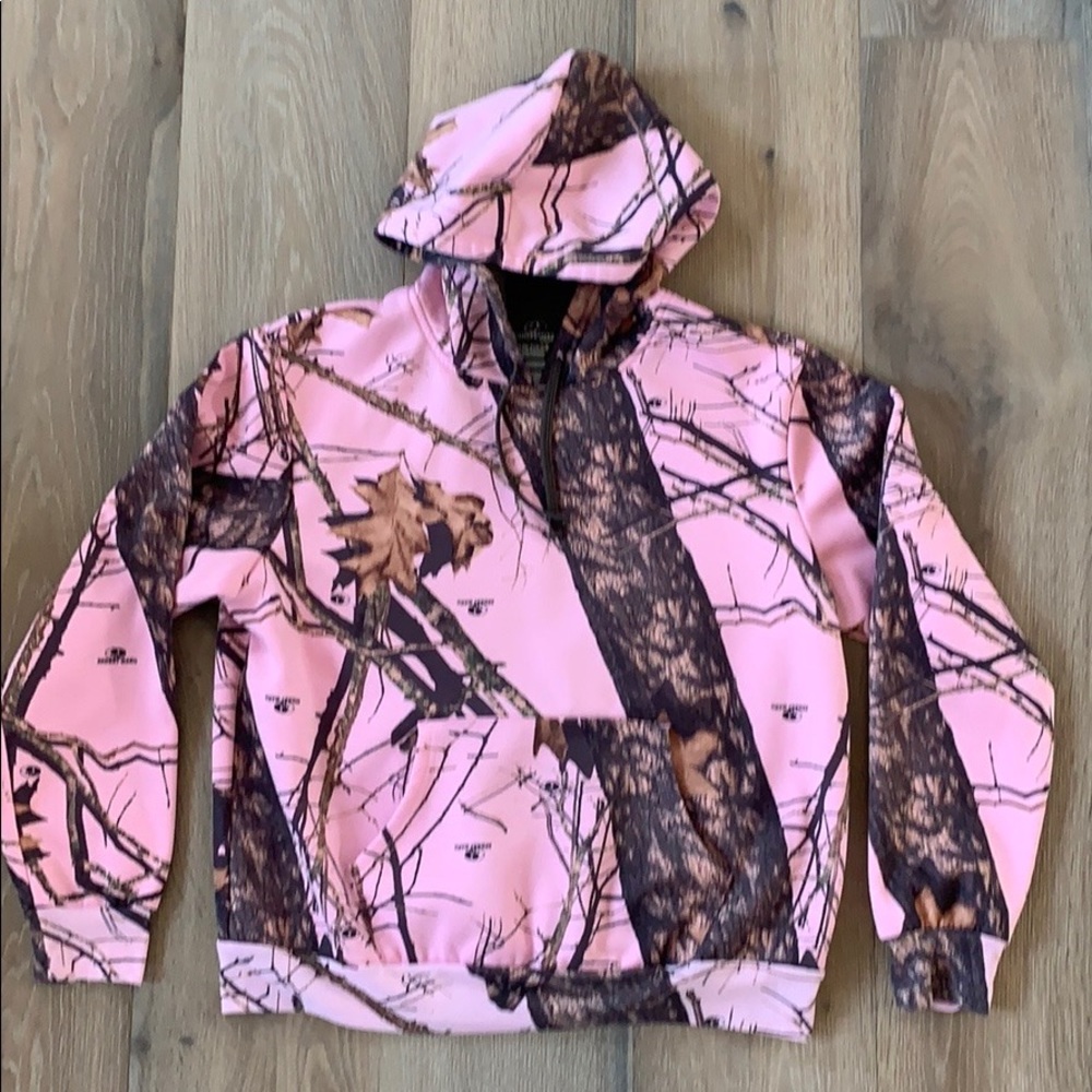 Youth Mossy Oak Hoodie Size : L/G (12-14)